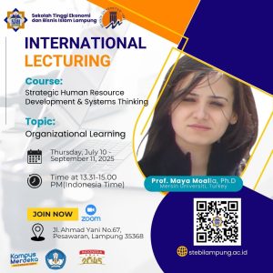 Read more about the article Program Magister Ekonomi Syariah STEBI Lampung Konsisten HadirkanInternational Visiting Lecturer Sejak 2024